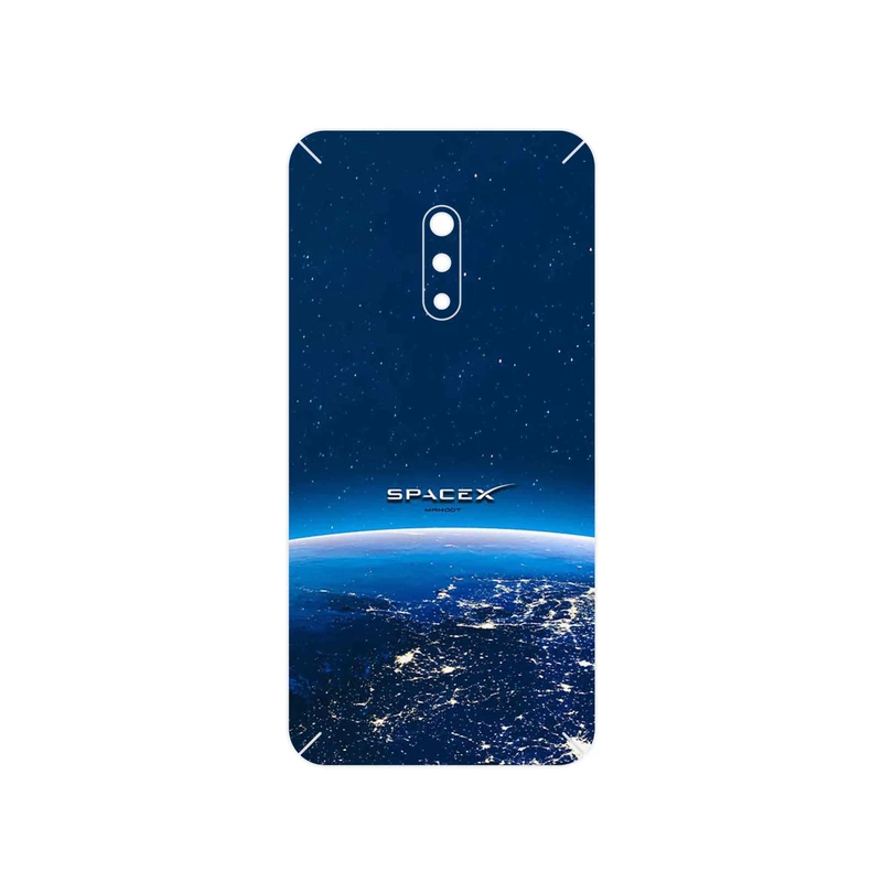 برچسب پوششی ماهوت مدل Space X مناسب برای گوشی موبایل اپو Realme X