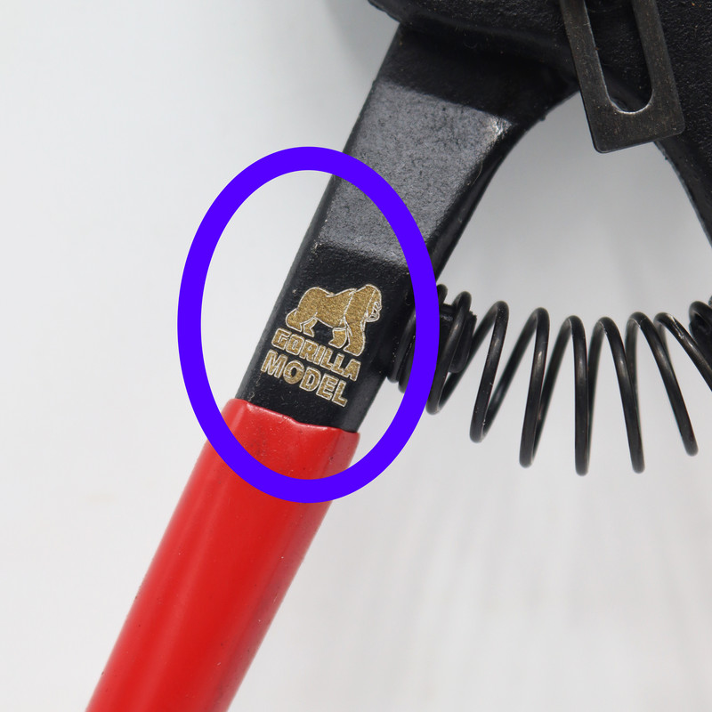 انبر کاشی بر مدل گوریلا کد YP-2TIGH-20CM سایز 8 اینچ