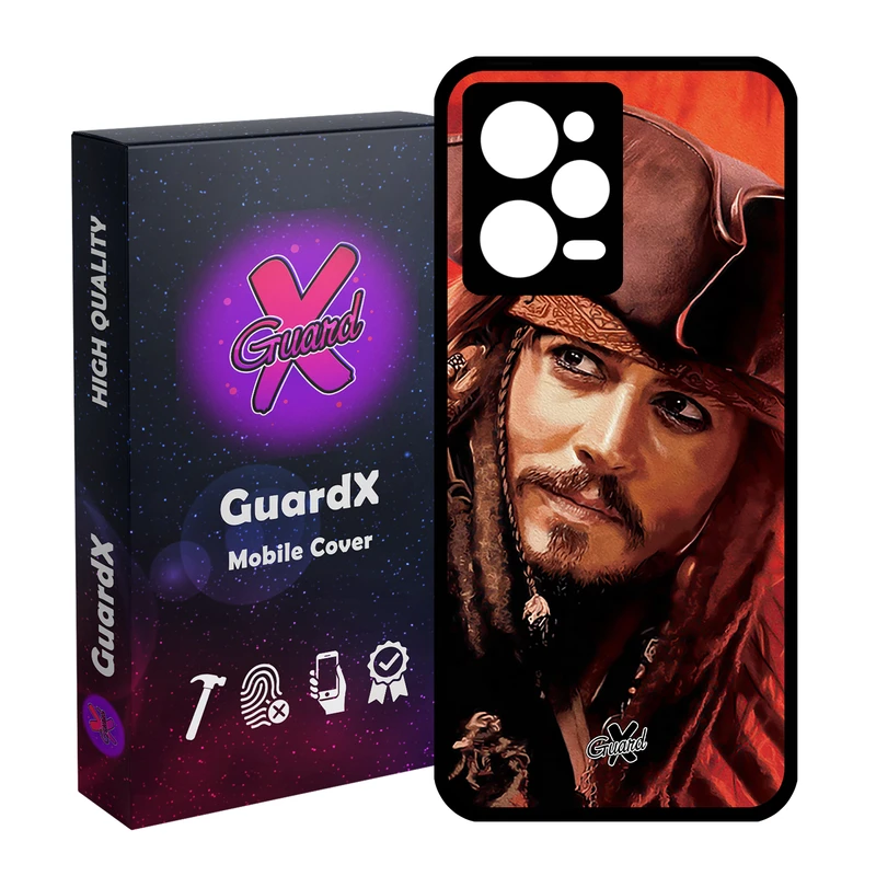 کاور گارد ایکس طرح Johnny Depp مدل Glass10205 مناسب برای گوشی موبایل شیائومی Redmi Note 12 Pro 5G/Poco X5 Pro 5G/Note 12 Pro Pro speed
