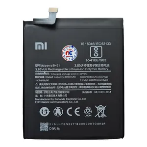 باتری موبایل مدل NC ظرفیت 3080 میلی آمپر ساعت مناسب برای گوشی موبایل شیائومی Mi 5X