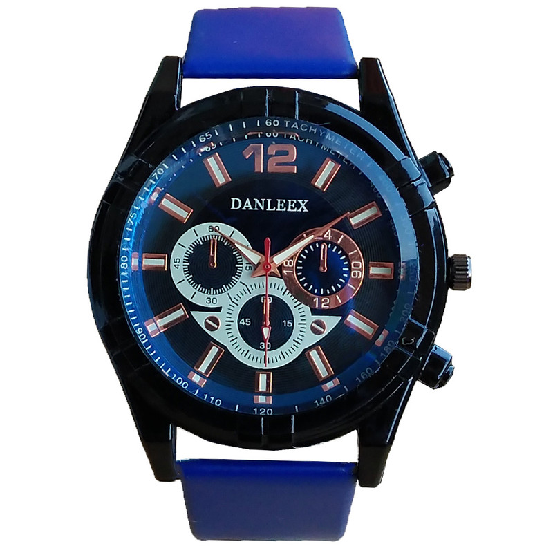 ساعت  مچی عقربه ای پسرانه مدل  بند چرمی اسپرت کد 32 DAN