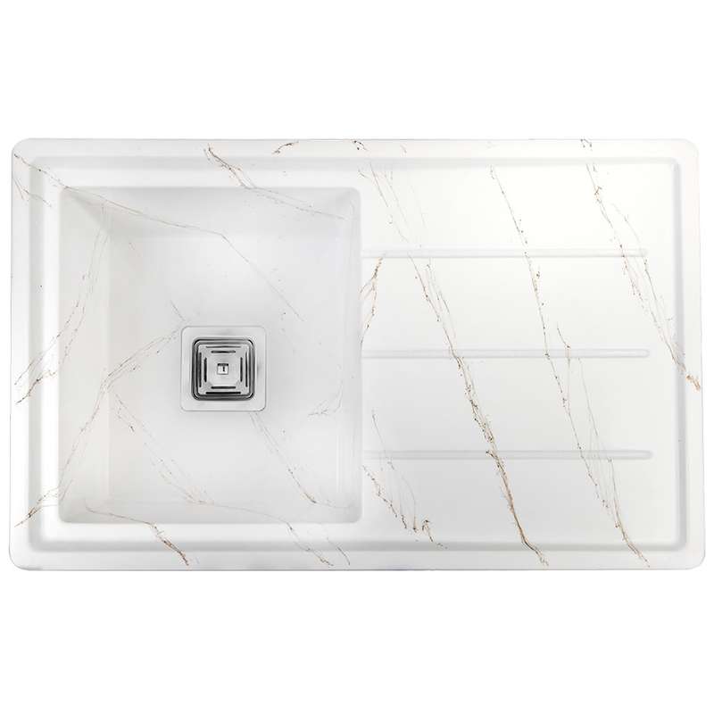 سینک ظرفشویی گرانیت توکار یک لگنه مدل 80-1S-SRT