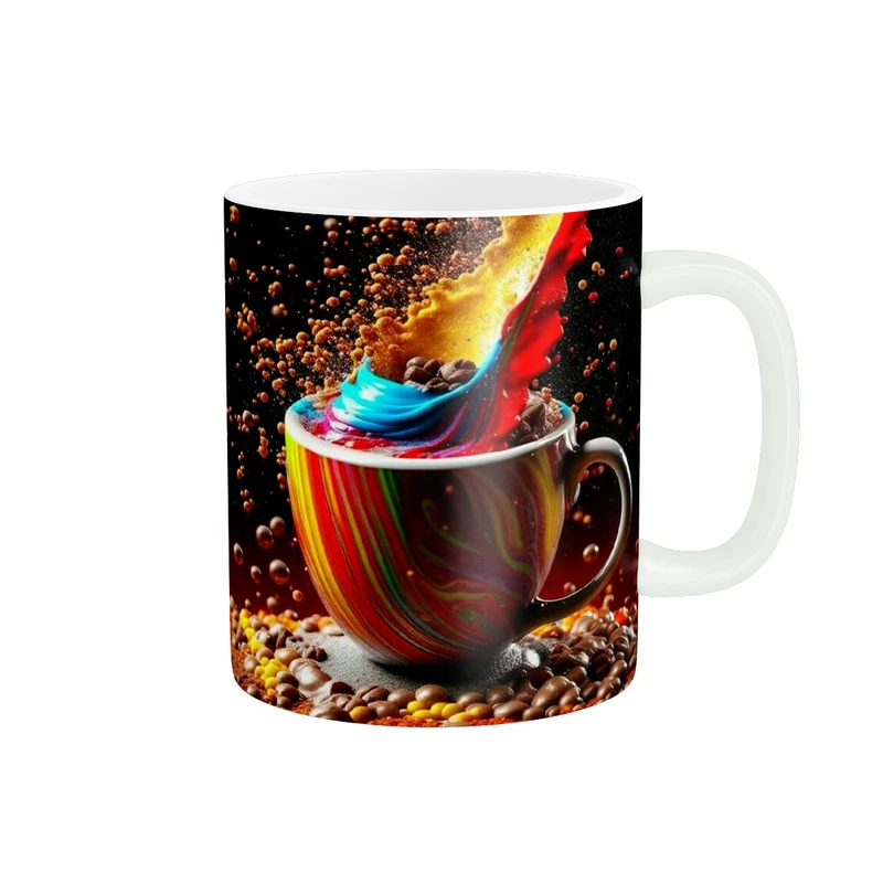 ماگ پاد آفرین طرح فنجان قهوه کد 975