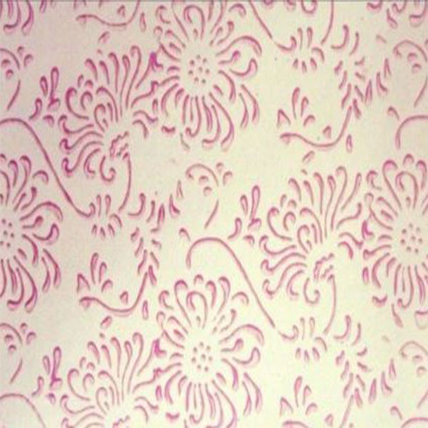 غلتک نقاشی طرح دار کد EG034  به همراه فوم سایز 7 اینچ