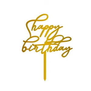 تاپر کیک تولد مدل happy birthday کد H07