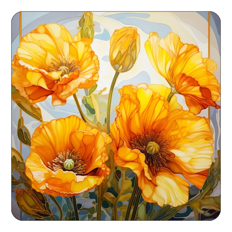 مگنت کاکتی طرح نقاشی رنگ روغن مدل mp71950