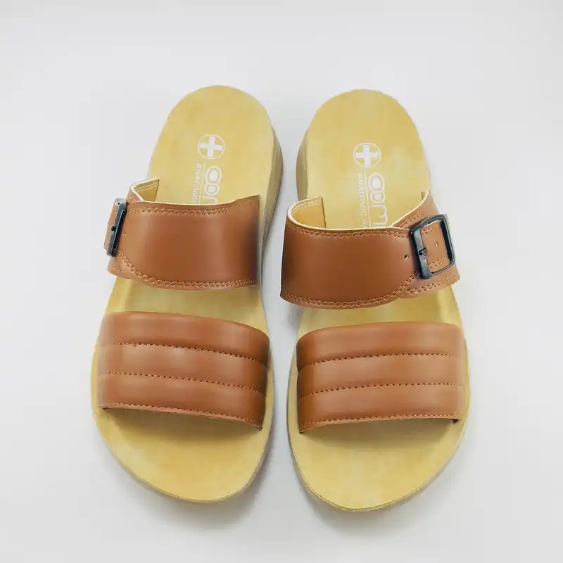 دمپایی زنانه مدل چرمی