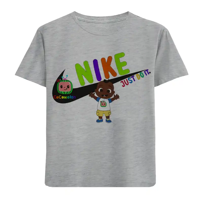 تی شرت آستین کوتاه بچگانه مدل پسر سیاه پوست F452