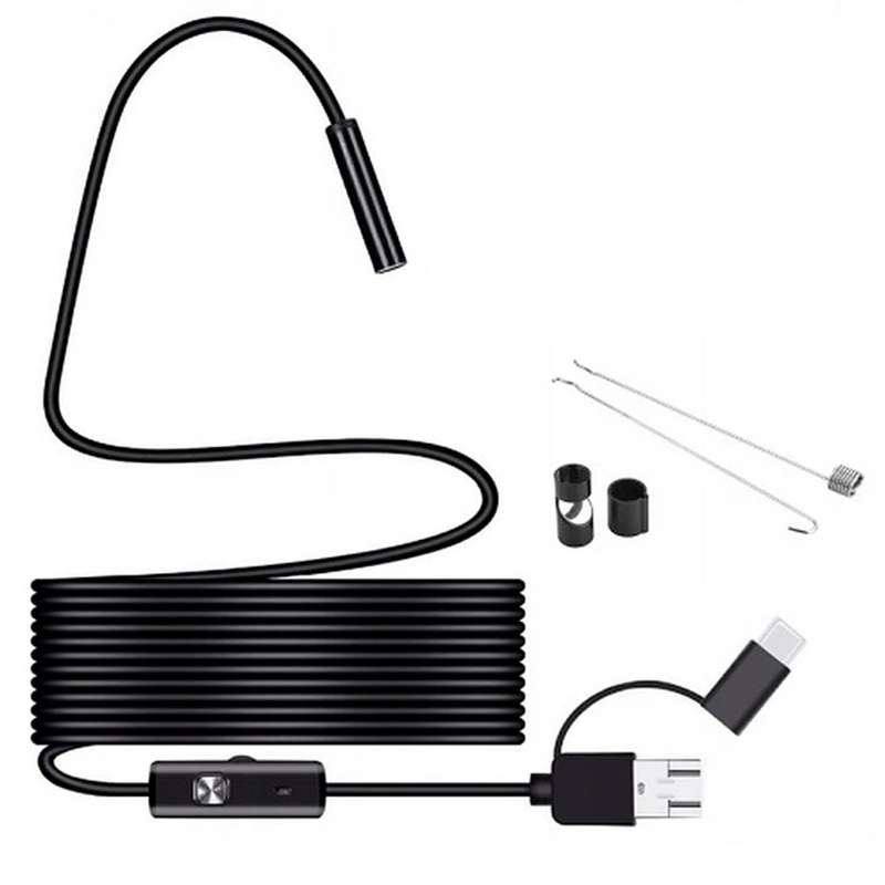 دوربین شلنگی مدل شکل پذیر فلزی 10M LED NEW