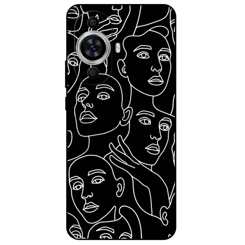 کاور مگافون طرح دخترانه مدل 7762 مناسب برای گوشی موبایل هوآوی Nova 11     