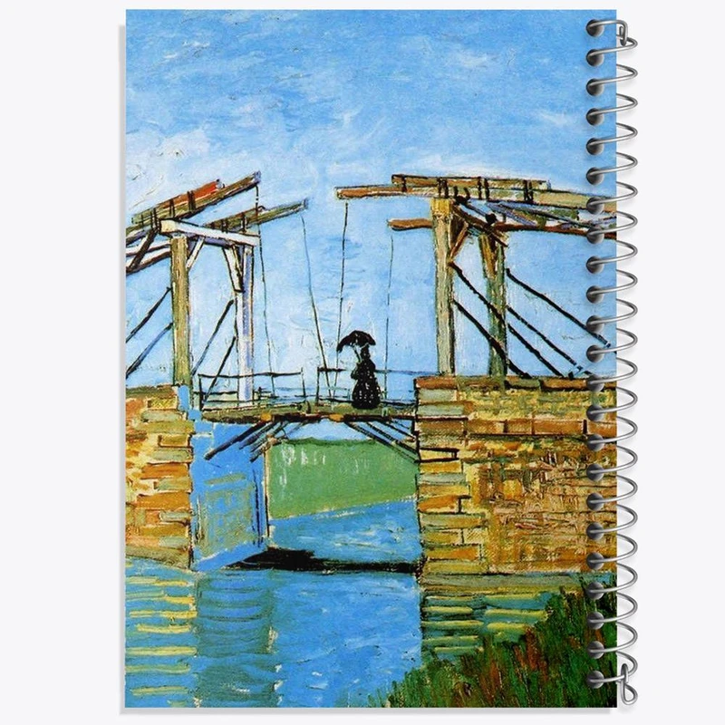 دفتر نت موسیقی 50 برگ خندالو مدل نقاشی پل لنگوئیس در ارل اثر ونسان ونگوگ کد 25462