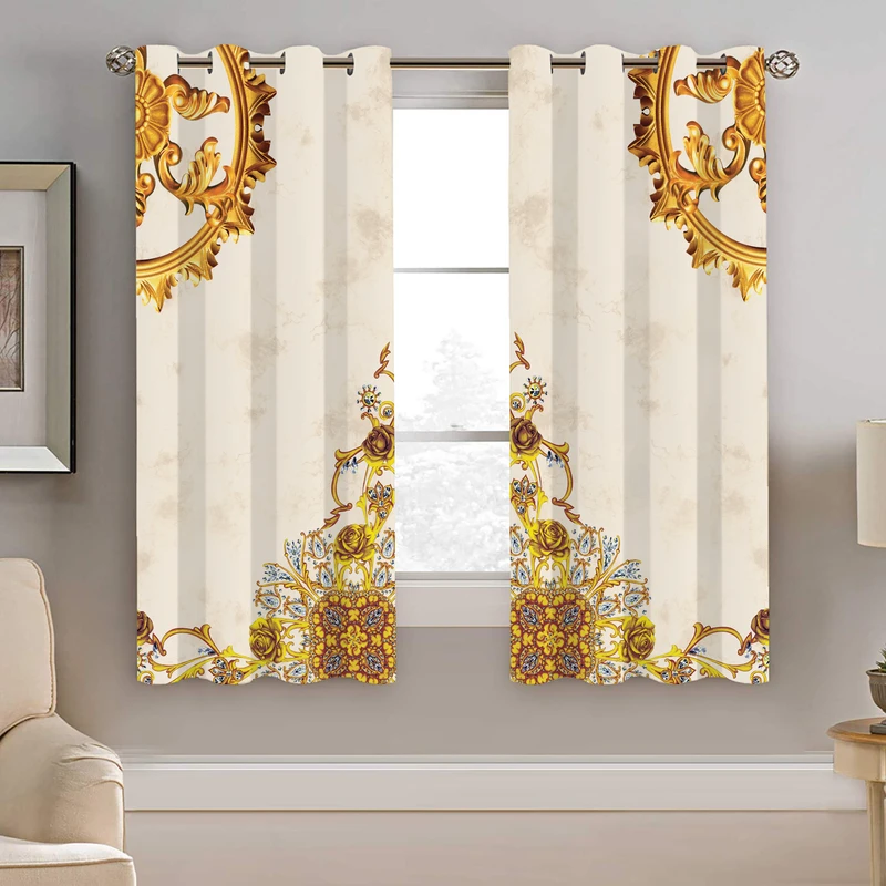 پرده نیروانا طرح سنتی مدل هازان کد 8980 سایز 140×200 سانتی متر