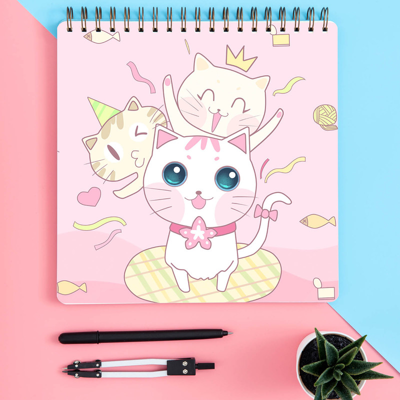 دفتر یادداشت باژیکان طرح گربه کد 20100016