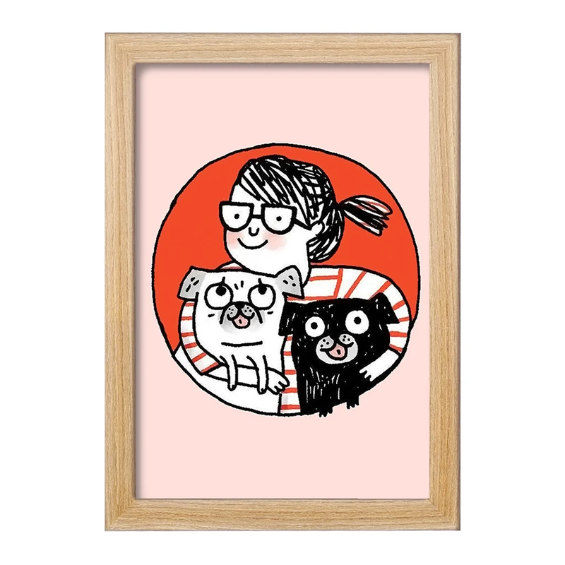 تابلو خندالو مدل حمایت از حیوانات کد 27371