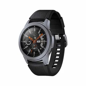 MAHOOT Matte-Silver Cover Sticker for Samsung Galaxy Watch 46mm Smartwatch