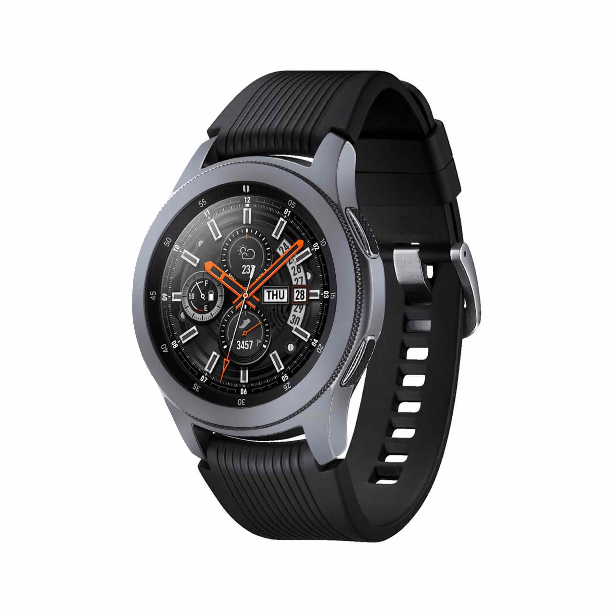 برچسب ماهوت طرح Matte-Silver مناسب برای ساعت هوشمند سامسونگ Galaxy Watch 46mm