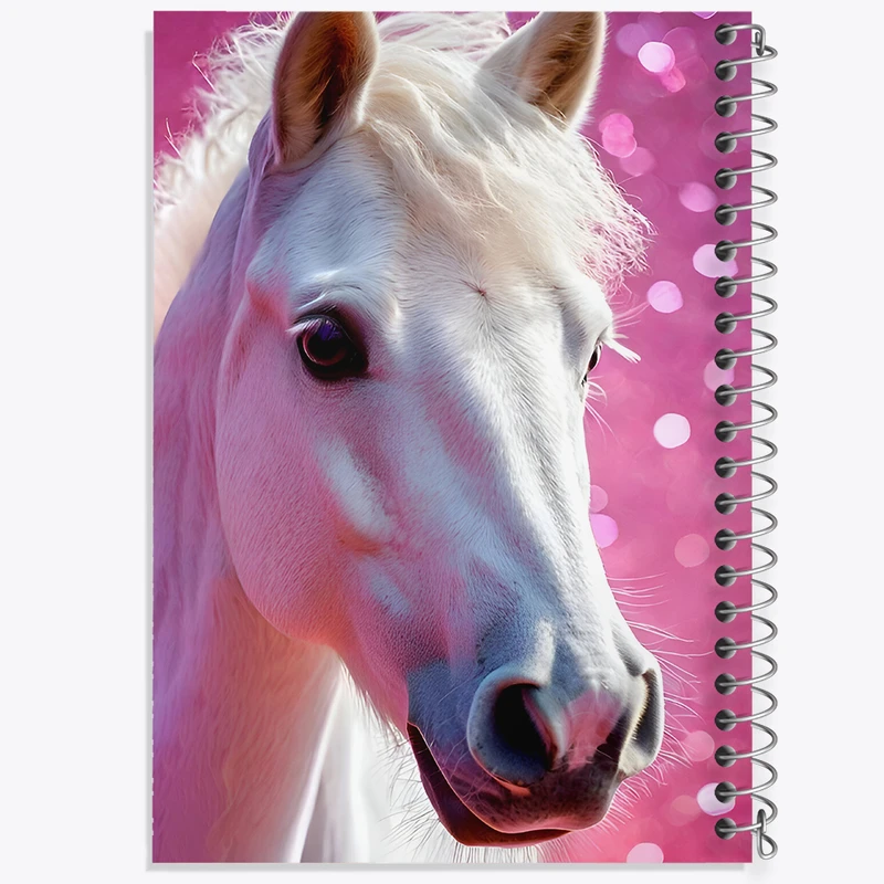 دفتر ژورنال نویسی 50 برگ خندالو مدل نقطه ای طرح اسب کد F8142