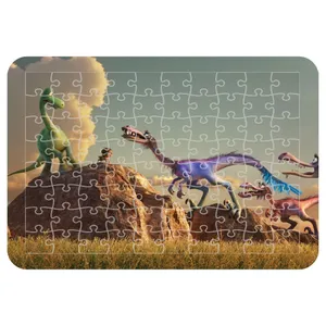 پازل 54 تکه اطلس آبی طرح کارتون  دانیاسور ها  مدل P1360