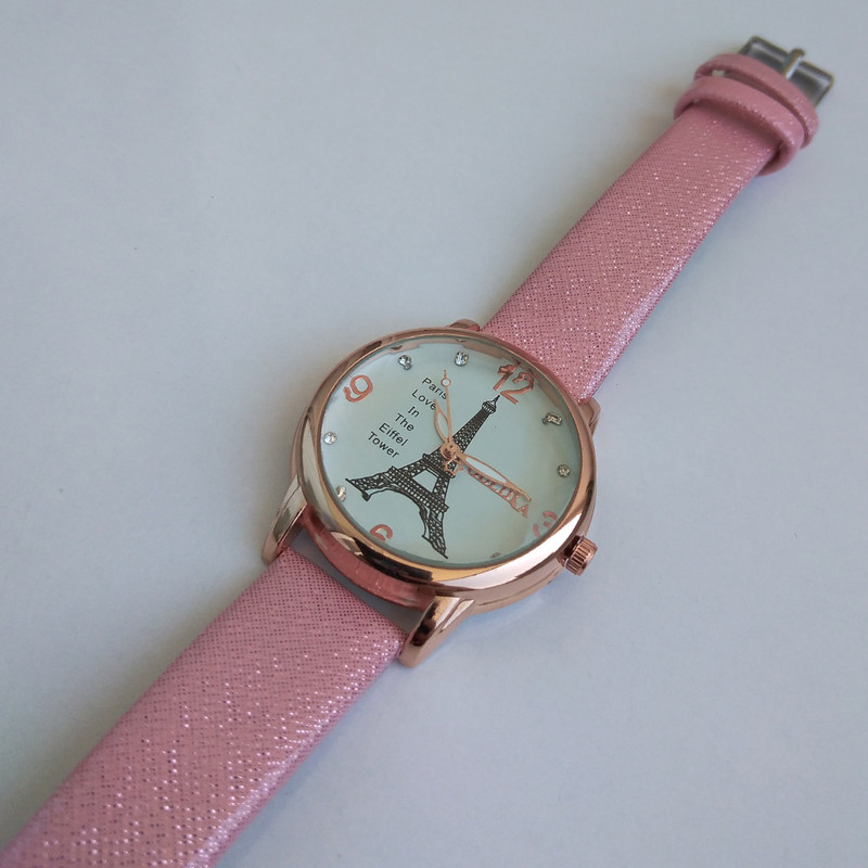 ساعت مچی عقربه ای دخترانه مدل ایفل کد 1200 ساعت مچی عقربه ای دخترانه مدل ایفل کد 1200