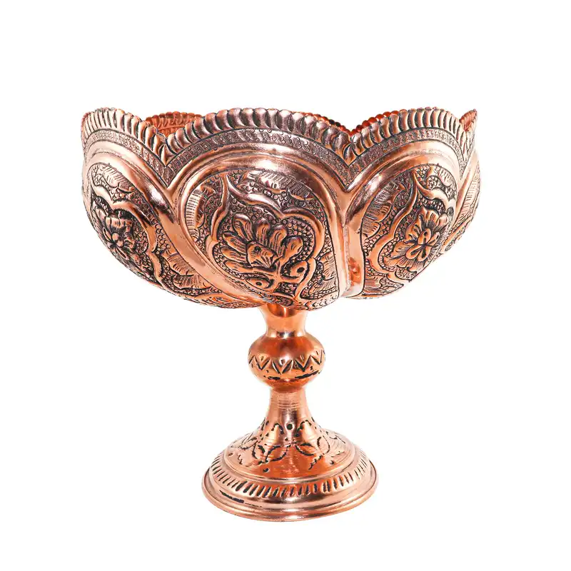 میوه خوری قلمزنی مدل هشتگرد کد 23p22-3f4