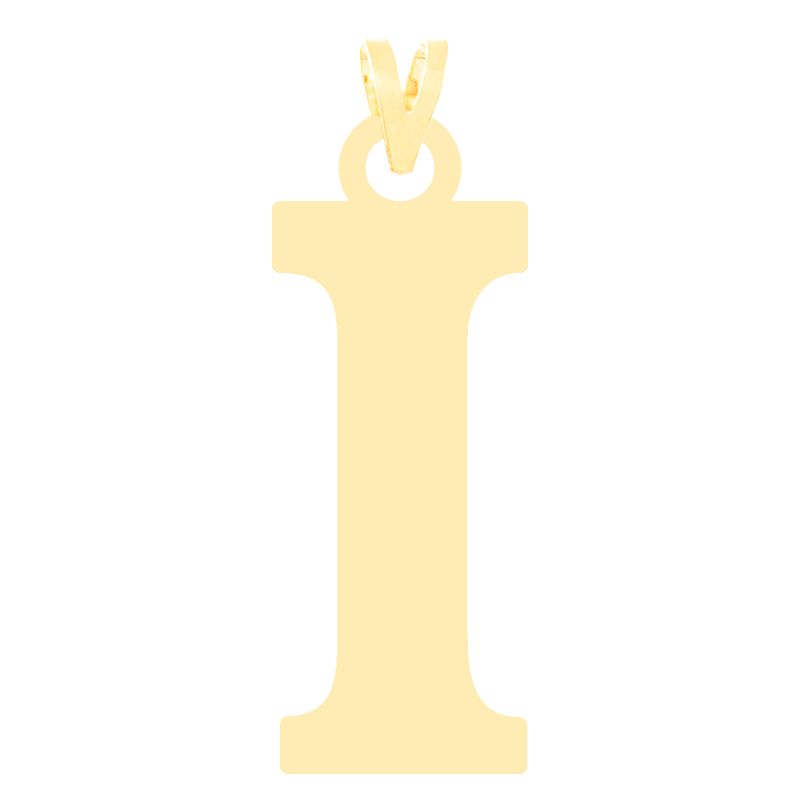 آویز گردنبند طلا 18 عیار زنانه کرابو طرح I مدل Kr3611 - - 1