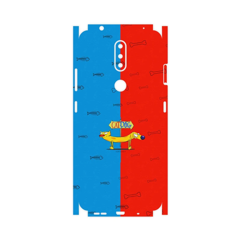 برچسب پوششی ماهوت مدل CatDog-FullSkin مناسب برای گوشی موبایل نوکیا 2.4