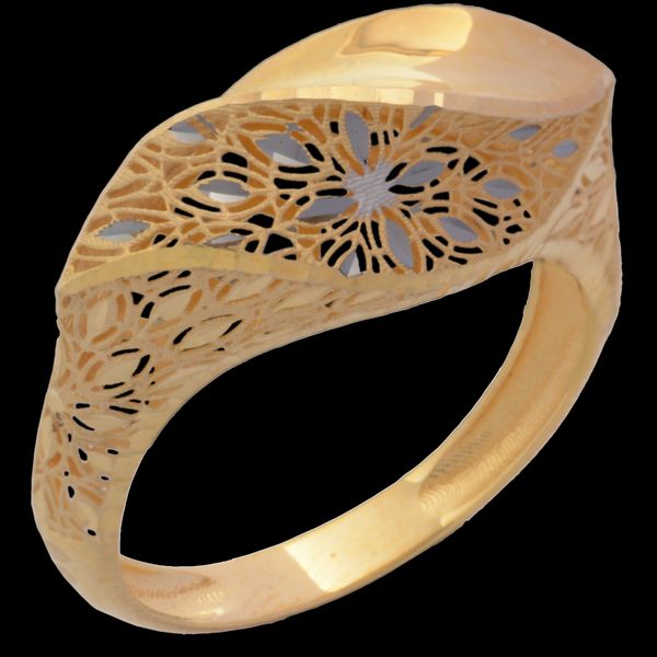 انگشتر طلا 18 عیار زنانه طلای مستجابی مدل آوا مخروطی کد 40484 سایز 55