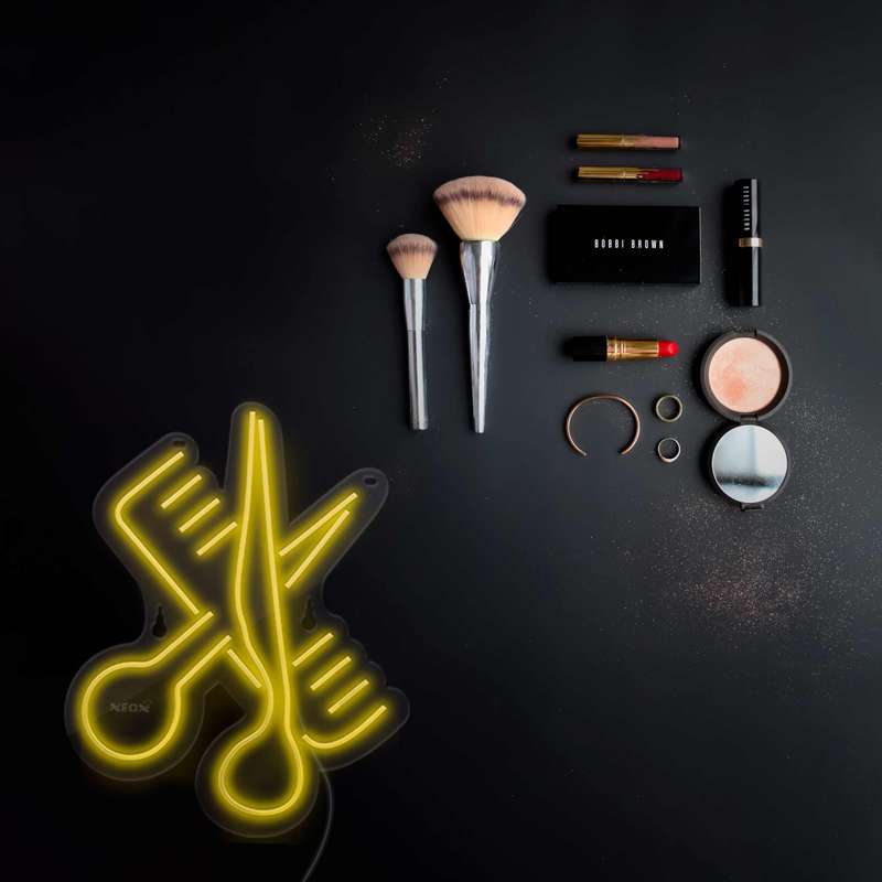 چراغ دیواری نئون دیزاین طرح Barber_YL