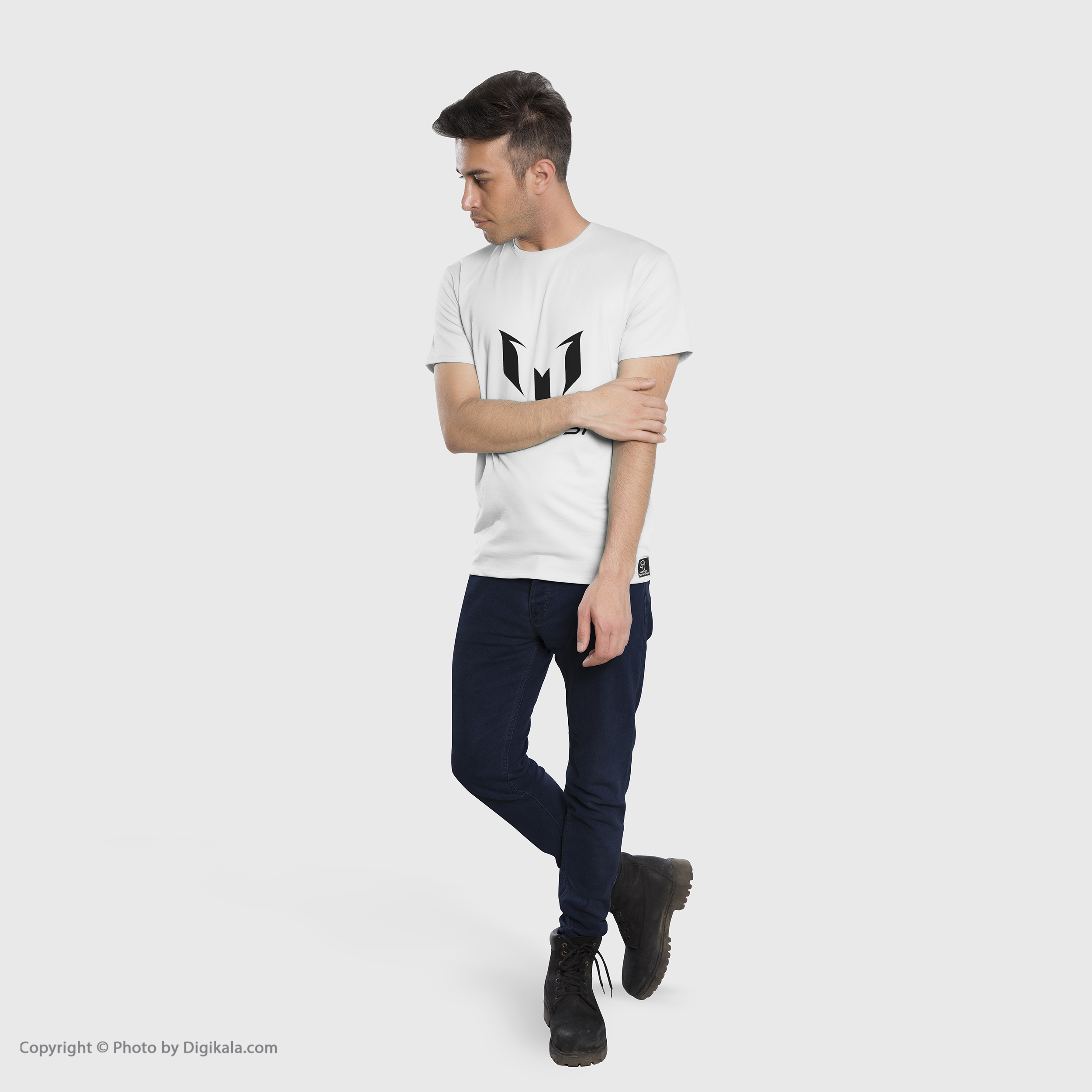 تی شرت مردانه به رسم طرح مسی کد 3338 -  - 6