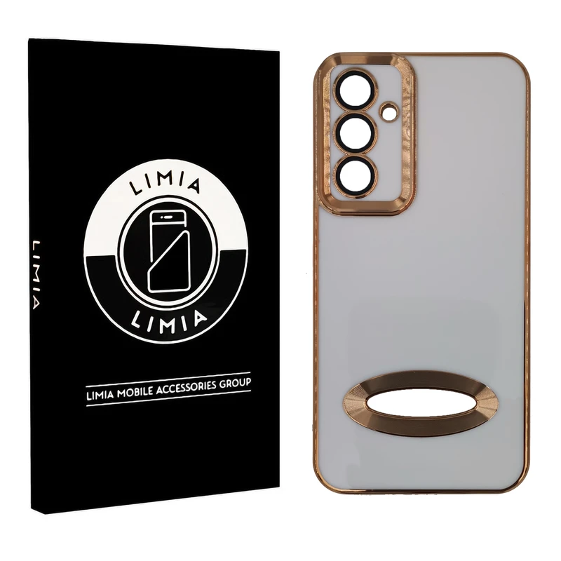 کاور لیمیا مدل کلاسیک لنزدار ژله ای طرح الکترورینگ مناسب برای گوشی موبایل سامسونگ Galaxy A24