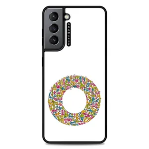 AKAM AMC-WSGS21-ALPHADOODLEBET-15 Cover For Samsung Galaxy S21