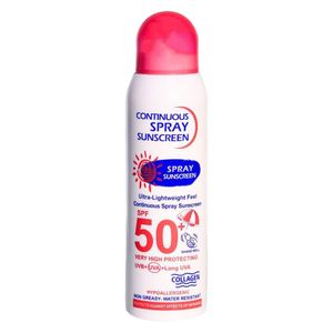 نقد و بررسی اسپری ضد آفتاب بی‌رنگ وکالی، SPF 50، مدل 001، مناسب انواع پوست چرب با حجم 235 میلی‌لیتر، محافظت‌کننده در برابر اشعه‌های UVA و UVB، ضد آب و مرطوب‌کننده، روشن‌کننده، ضد لک و پیری، دارای فرمولاسیون فاقد چربی، کلاژن، ویتامین‌های C و E، با ماندگاری 2 ساعته توسط خریداران