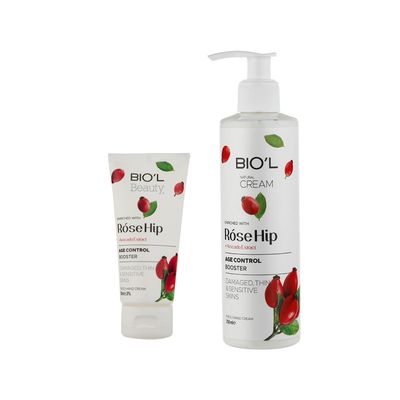 کرم مرطوب کننده بیول مدل Rose Hip بسته 2 عددی