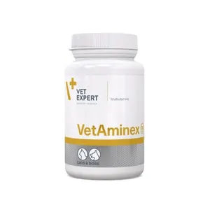  مکمل مولتی ویتامین سگ و گربه وت اکسپرت مدل Vetaminex مجموعه 60 عددی