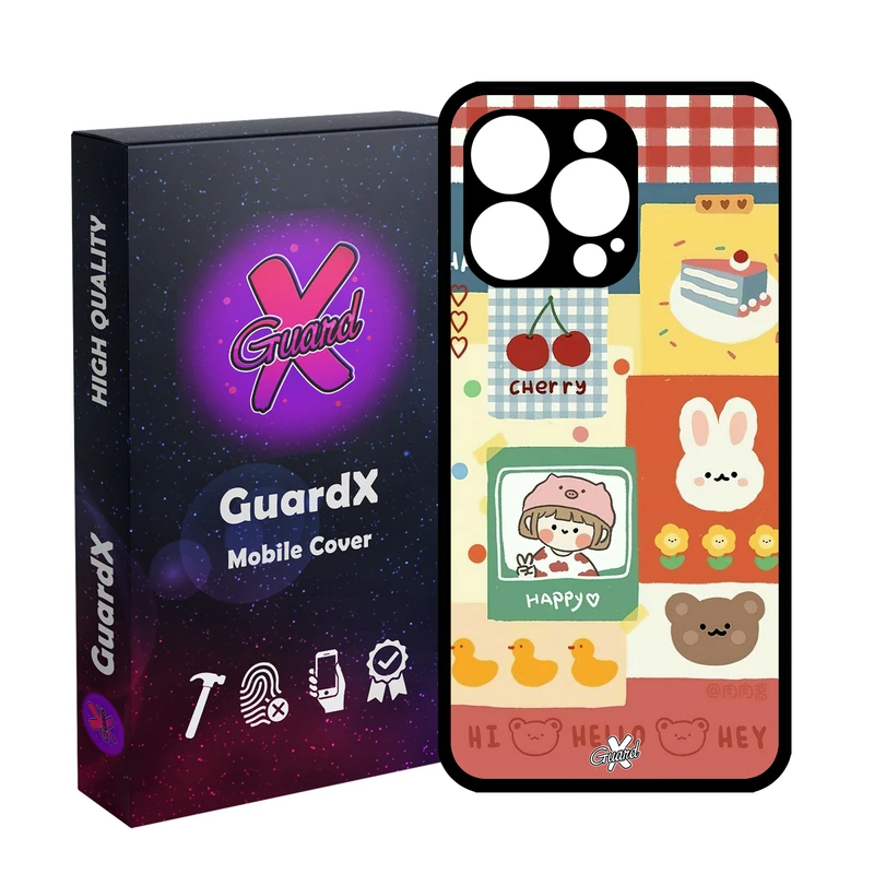 کاور گارد ایکس طرح دختر مدل Glass10515 مناسب برای گوشی موبایل اپل iPhone 13 Pro