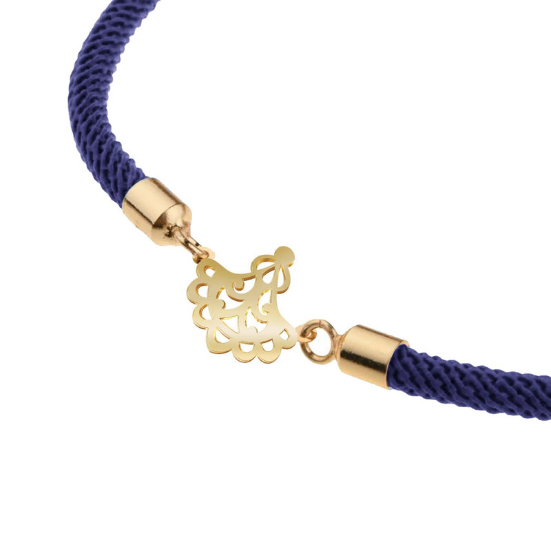 دستبند طلا 18 عیار زنانه مدوپد مدل اسلیمی کد D15-10588