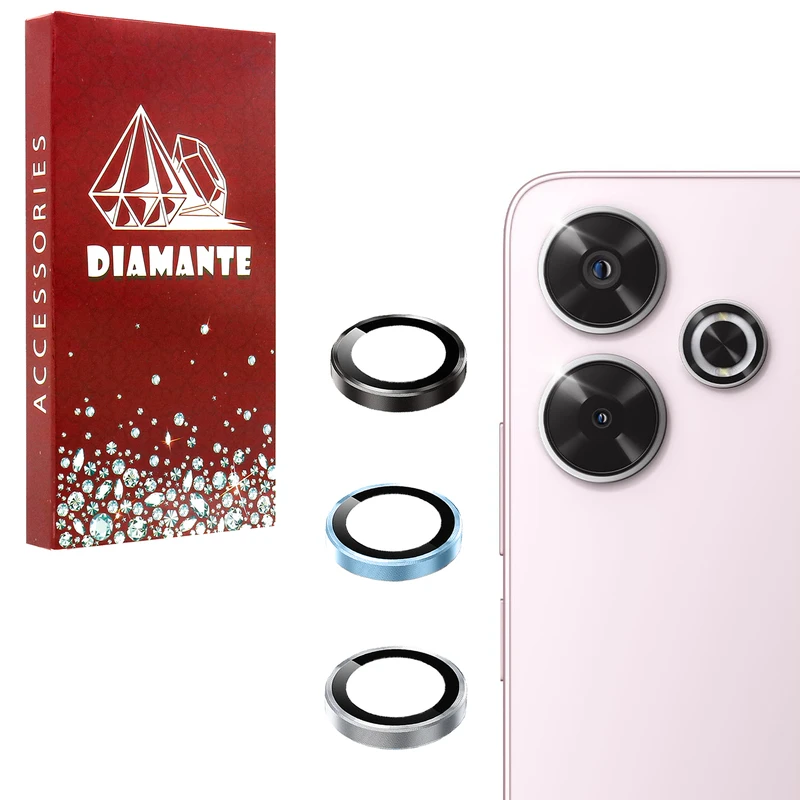 محافظ لنز دوربین فلزی مدل کاور مناسب برای گوشی موبایل Redmi13