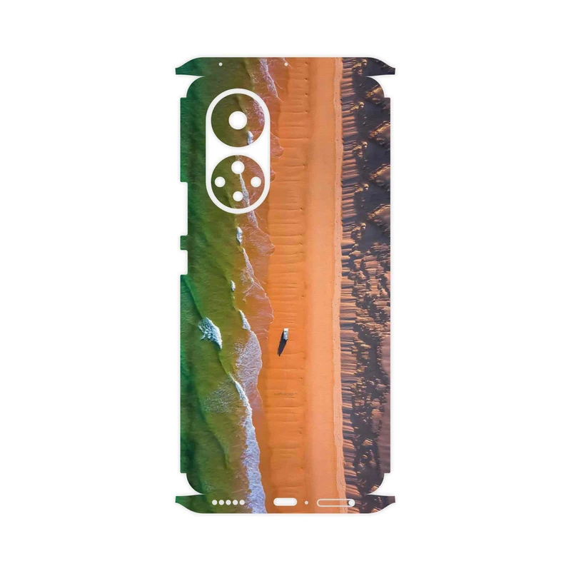 برچسب پوششی ماهوت مدل Beach and Green Sea-FullSkin مناسب برای گوشی موبایل آنر 50