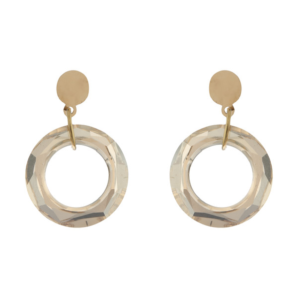 گوشواره طلا 18 عیار زنانه مایا ماهک مدل ME0923