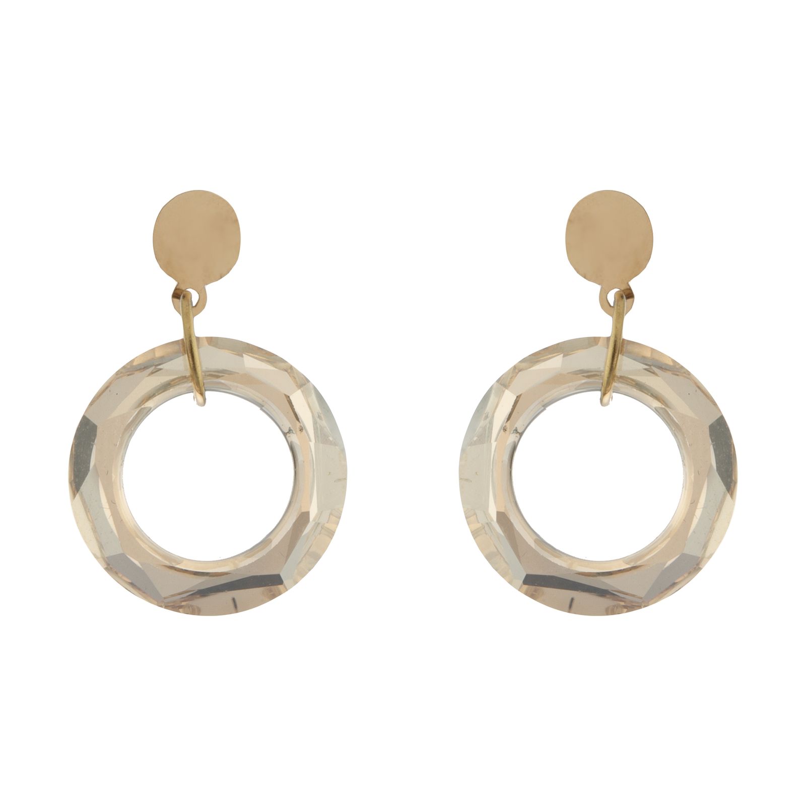 گوشواره طلا 18 عیار زنانه مایا ماهک مدل ME0923 - - 1