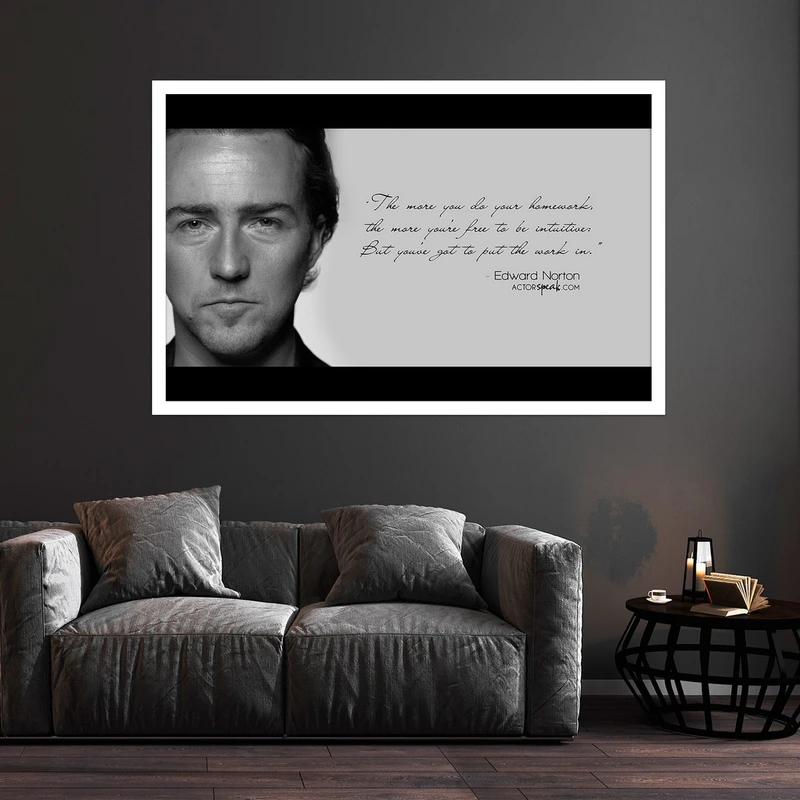 تابلو بکلیت طرح بازیگر ادوارد نورتون مدل W-S2676