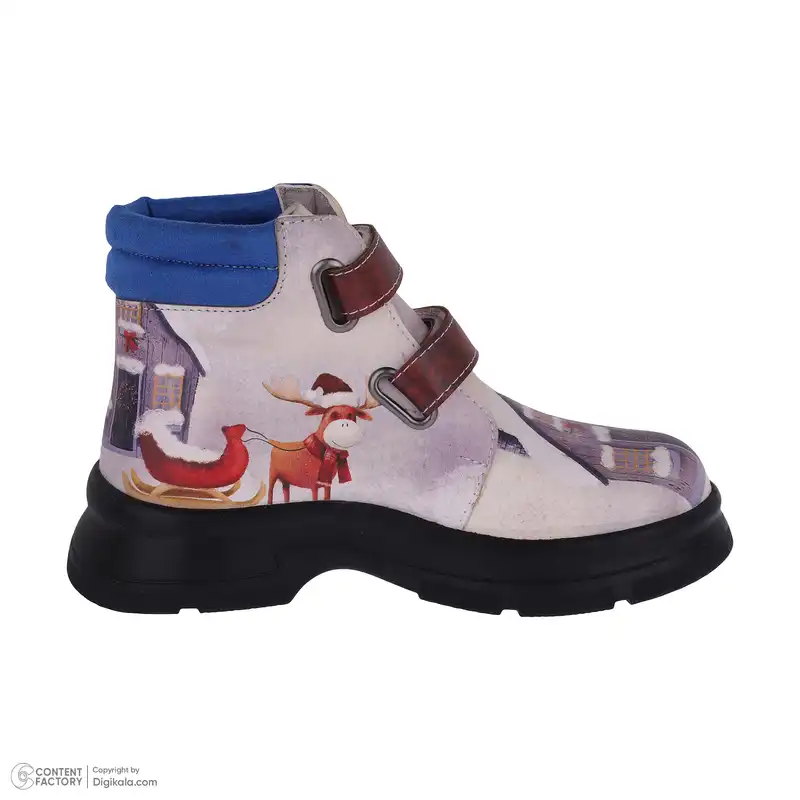 نیم بوت دخترانه دندی مدل dnd-vian01 طرح snowy