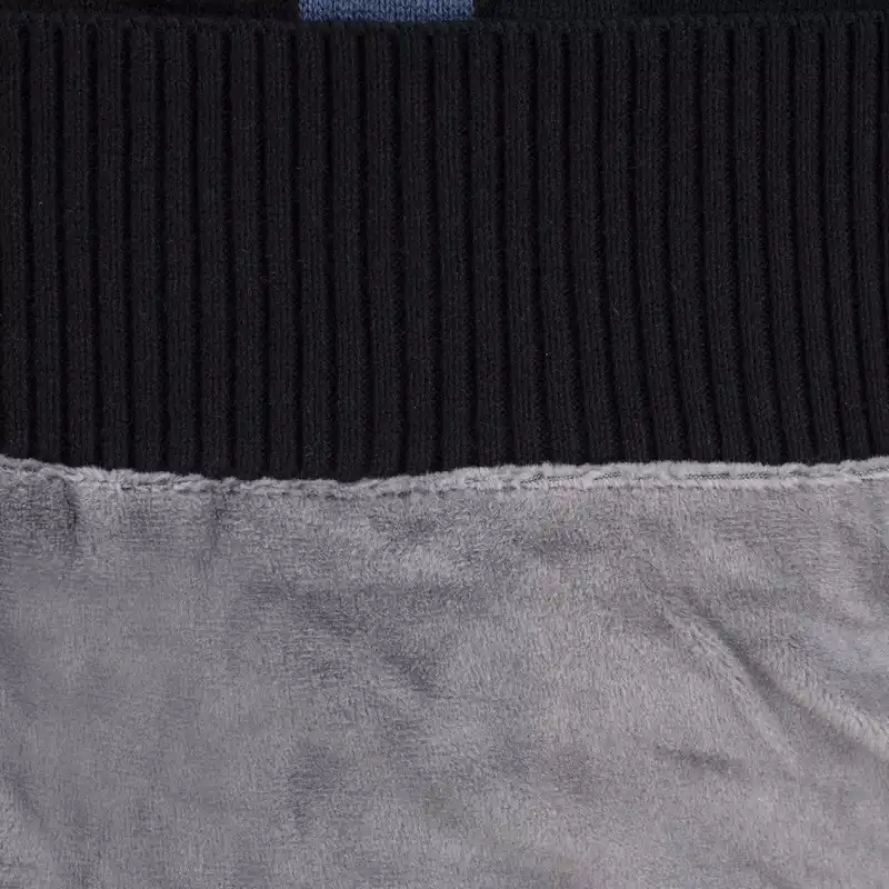 پلیور مردانه جین وست مدل یقه برگردان کد 1221138 رنگ مشکی