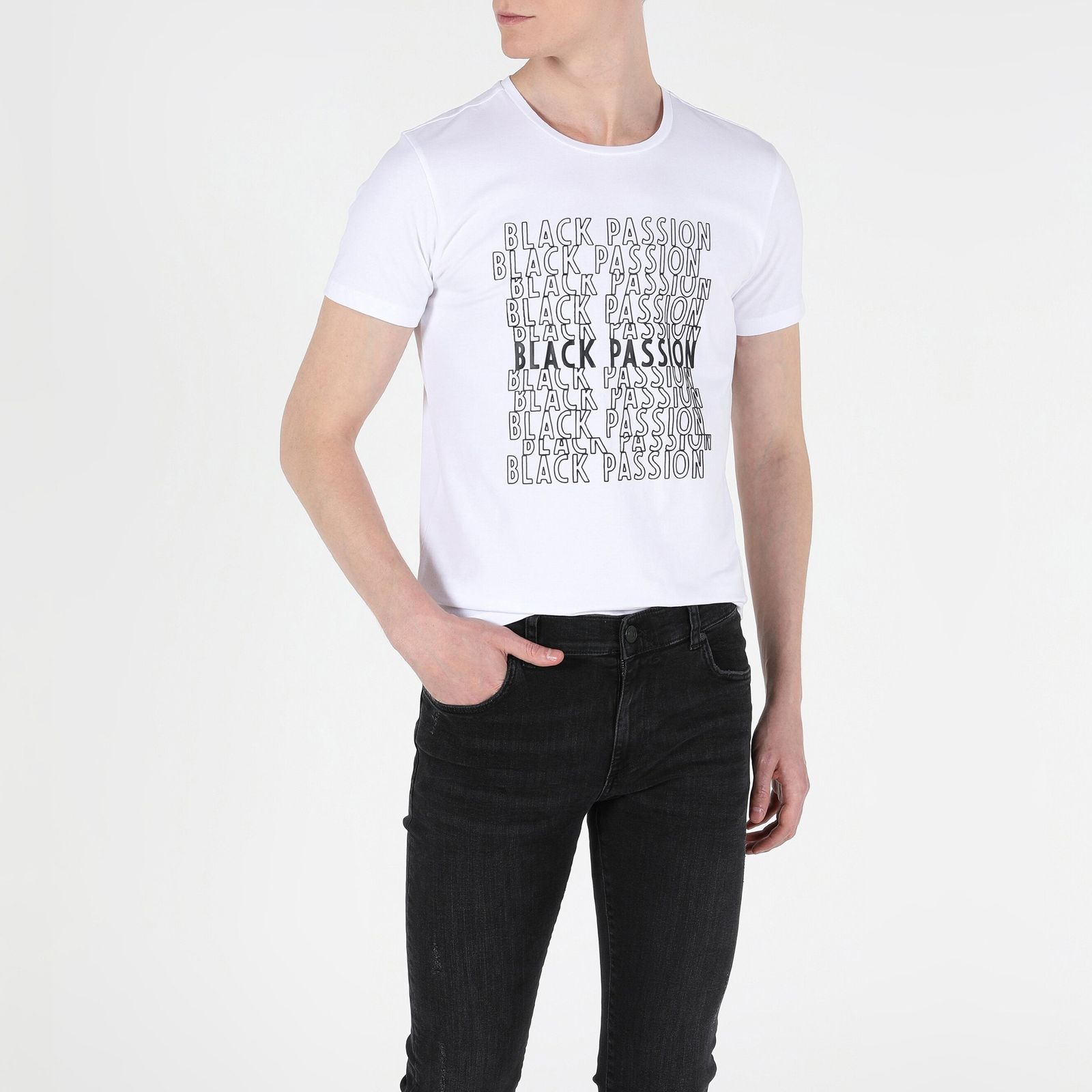تی شرت آستین کوتاه مردانه کالینز مدل CLWT909 -  - 2