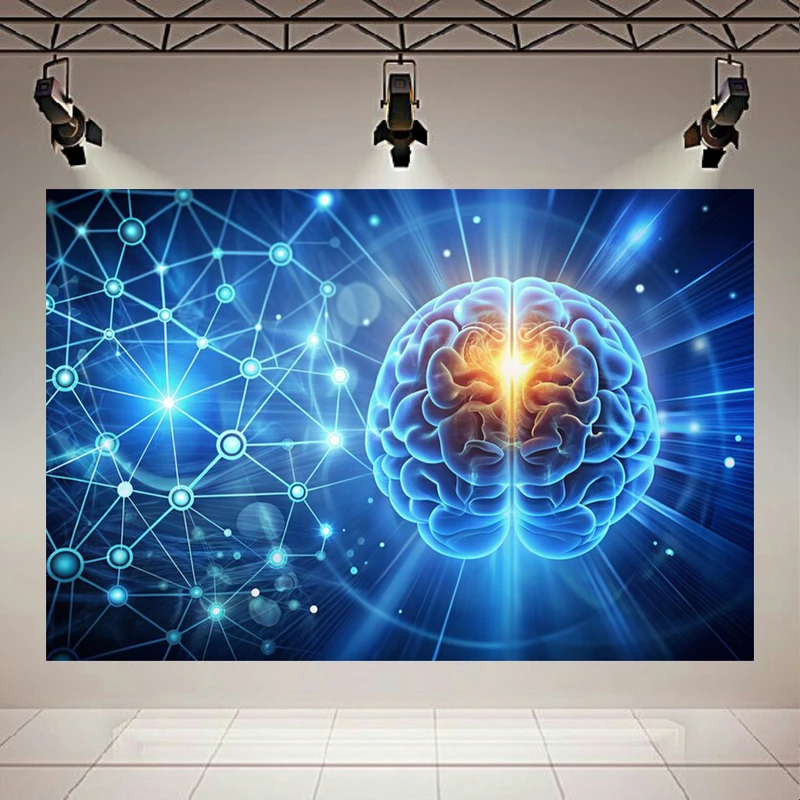 پوستر طرح مخمل مغز مدل هوش کد AR305624