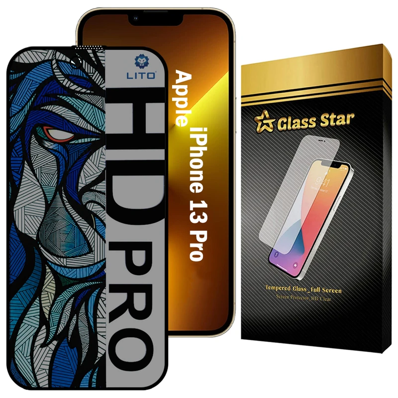 محافظ صفحه نمایش گلس استار مدل LITOPRVG مناسب برای گوشی موبایل اپل iPhone 13 Pro