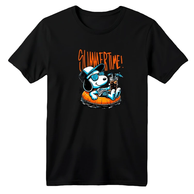 تی شرت آستین کوتاه بچگانه مدل اسنوپی تابستان