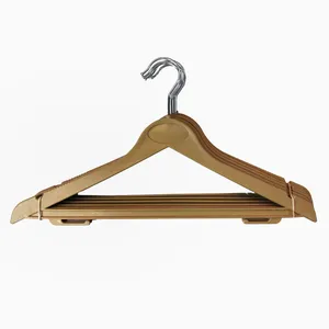 آویز لباس مدل 360DECOR_TARH_BRN6 بسته 6 عددی