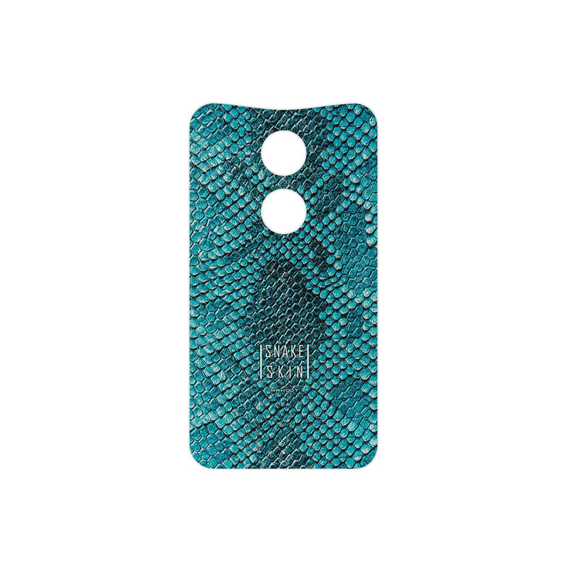برچسب پوششی ماهوت مدل Blue Snake Skin مناسب برای گوشی موبایل موتورولا Moto X 2014