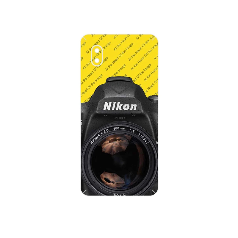 برچسب پوششی ماهوت مدل Nikon_Logo مناسب برای گوشی موبایل سامسونگ Galaxy A01 Core